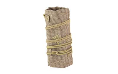Rolled burlap fabric tied with twine