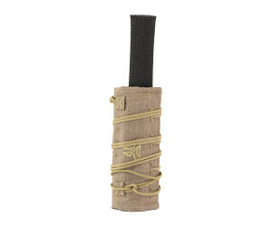Paracord-wrapped knife handle with black grip