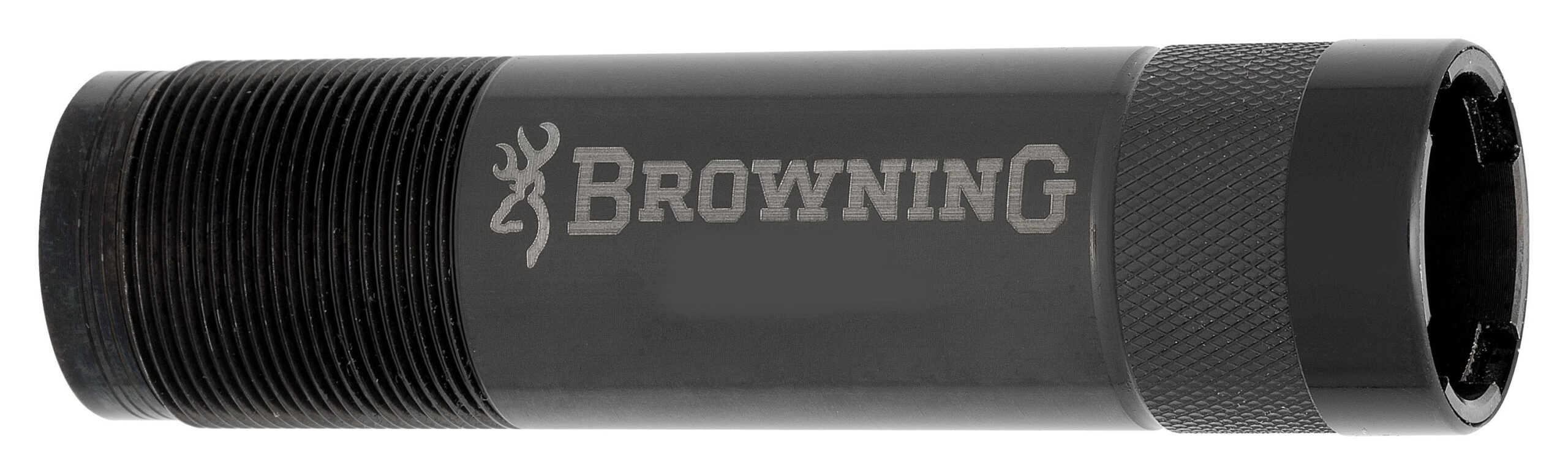 Browning shotgun choke tube on white background