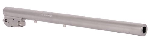 Long cylindrical firearm suppressor with mounting bracket