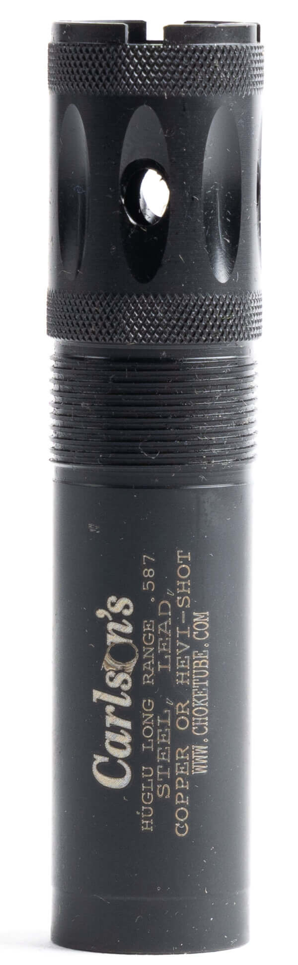 Carlson's shotgun choke tube, black metal finish