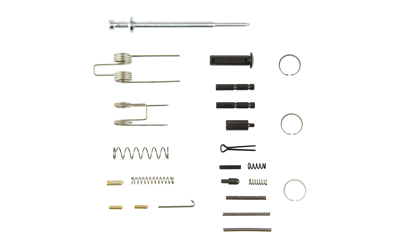 Assorted metal springs and small mechanical components