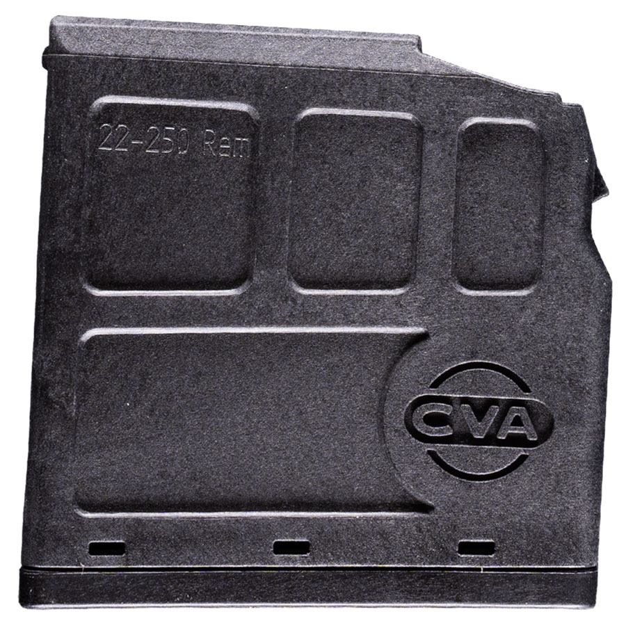 Black CVA 22-250 Rem rifle magazine