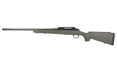 Bolt-action rifle with scope rail on white background