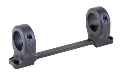 Gray metal rifle scope mount with dual rings