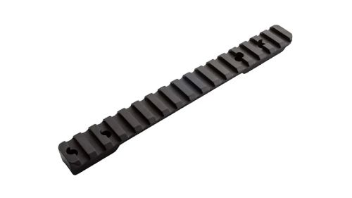 Black metal Picatinny rail mount
