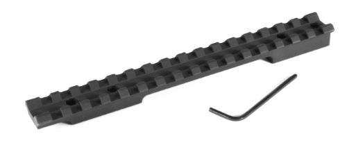 Black Picatinny rail mount with Allen wrench