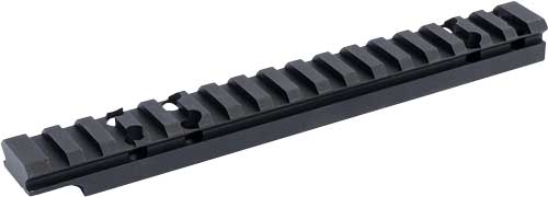 Black Picatinny rail scope mount base