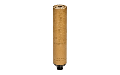 Brown cylindrical industrial filter cartridge on white background