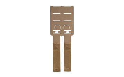 Brown cardboard packaging insert with cutout slots