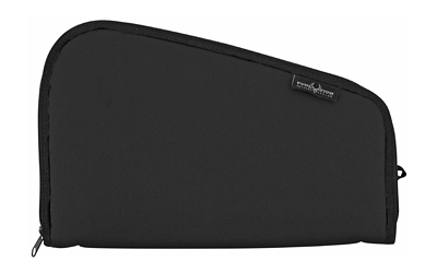 Black soft rifle case with zipper closure