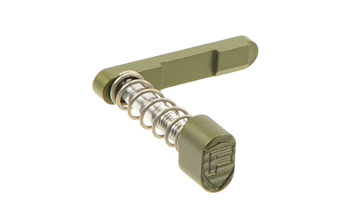 Spring-loaded metal latch mechanism component