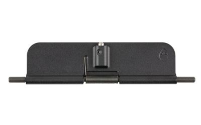 Black metal spring-loaded hinge mechanism