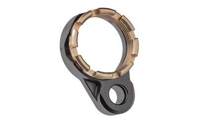 Metal locking ring with attached mounting tab