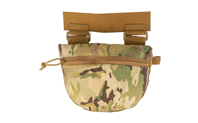 Camouflage tactical waist pouch with zipper and straps