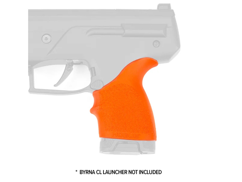 Orange ergonomic pistol grip attachment