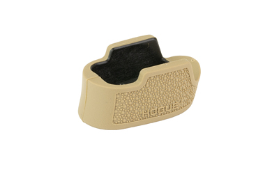 Tan handgun magazine base plate extension