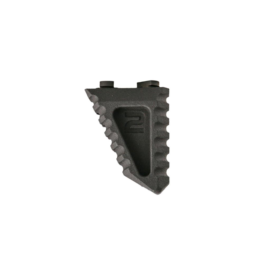 Black textured triangular tactical grip accessory