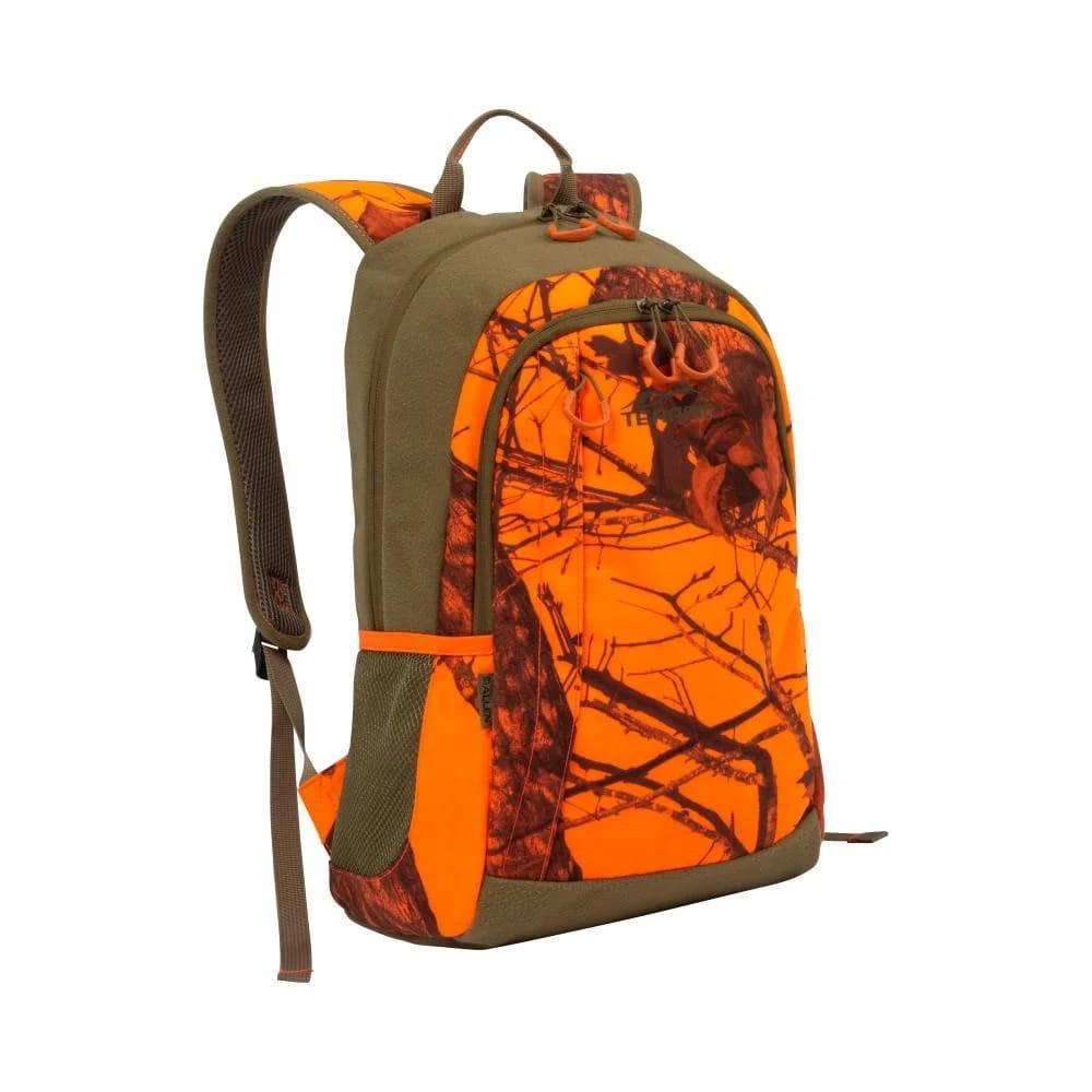 Blaze orange camouflage hunting backpack
