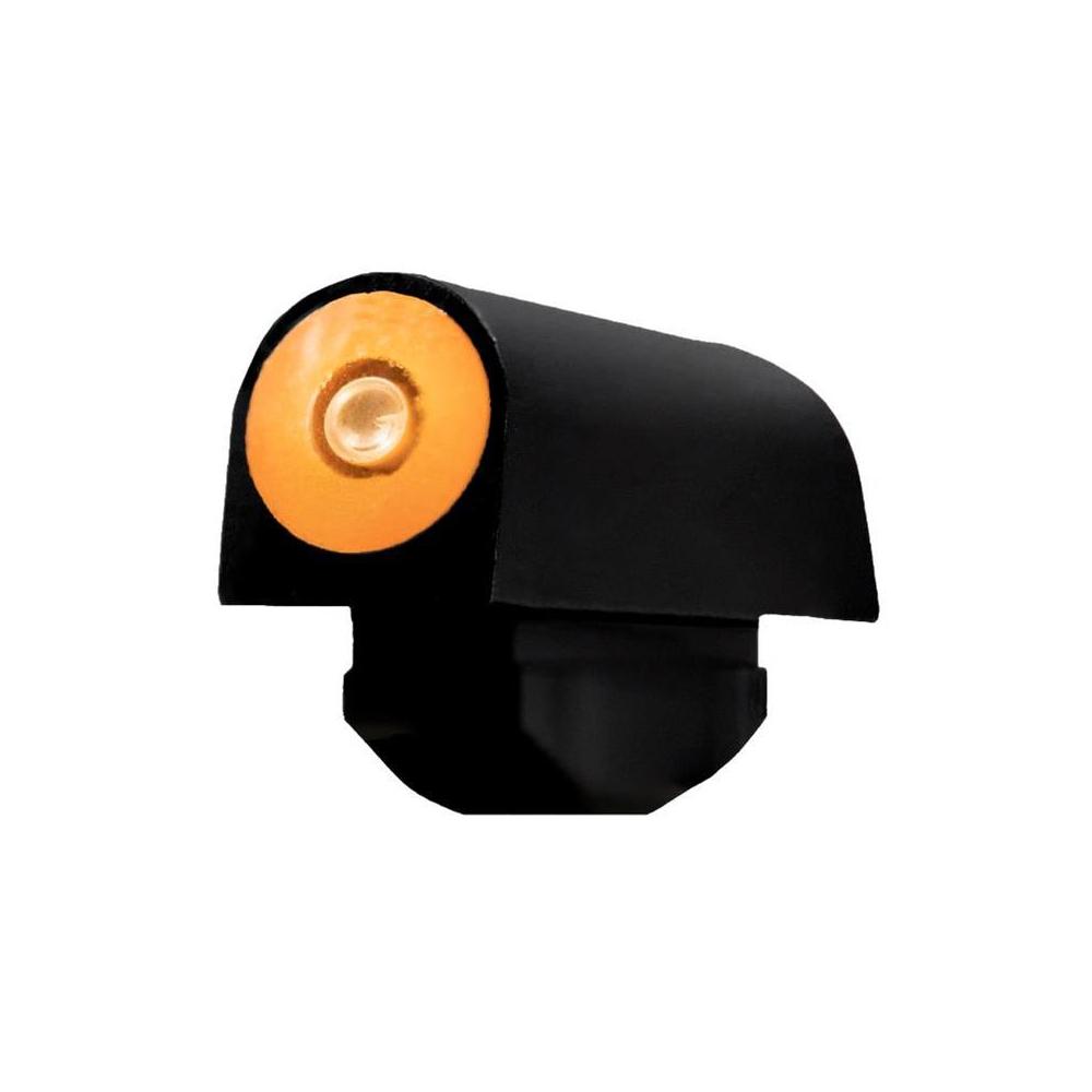 Modern black outdoor wall light fixture illuminated
