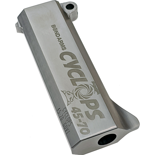 Engraved Bond Arms Cyclops 45-70 barrel