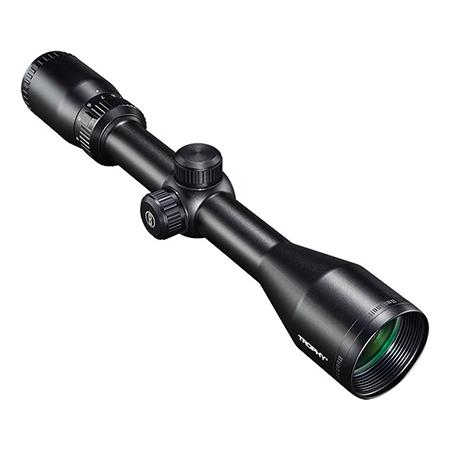 Black rifle scope isolated on white background