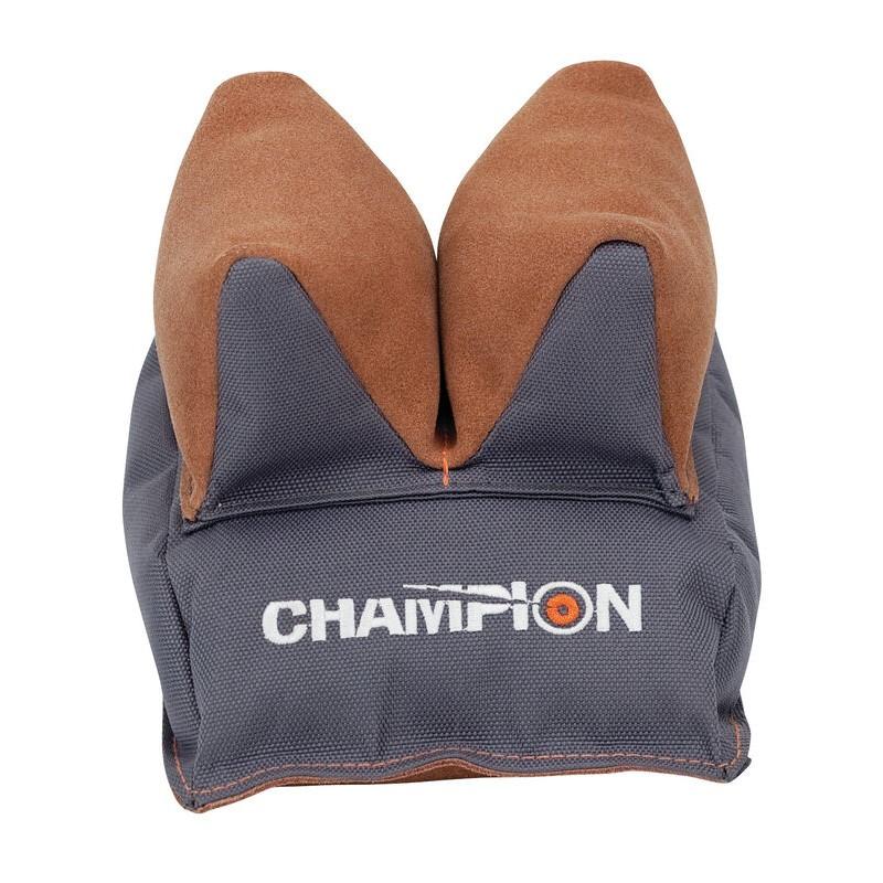 Champion shooting rest sandbag in gray and brown