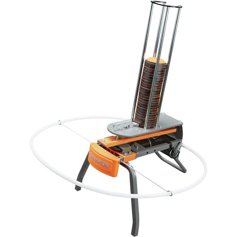 Clay pigeon trap launcher with stacked targets
