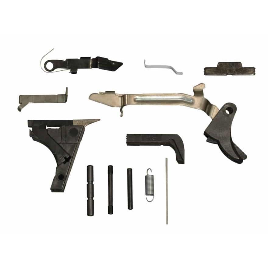 Assorted metal firearm trigger assembly components