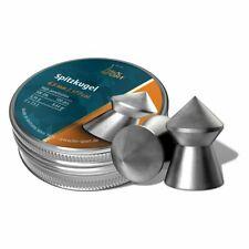 Tin of airgun pellets with three metal slugs