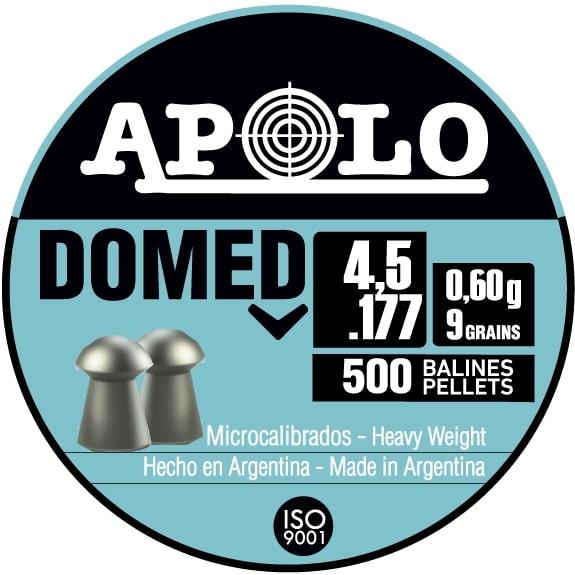 Apolo Domed .177 caliber pellet tin label