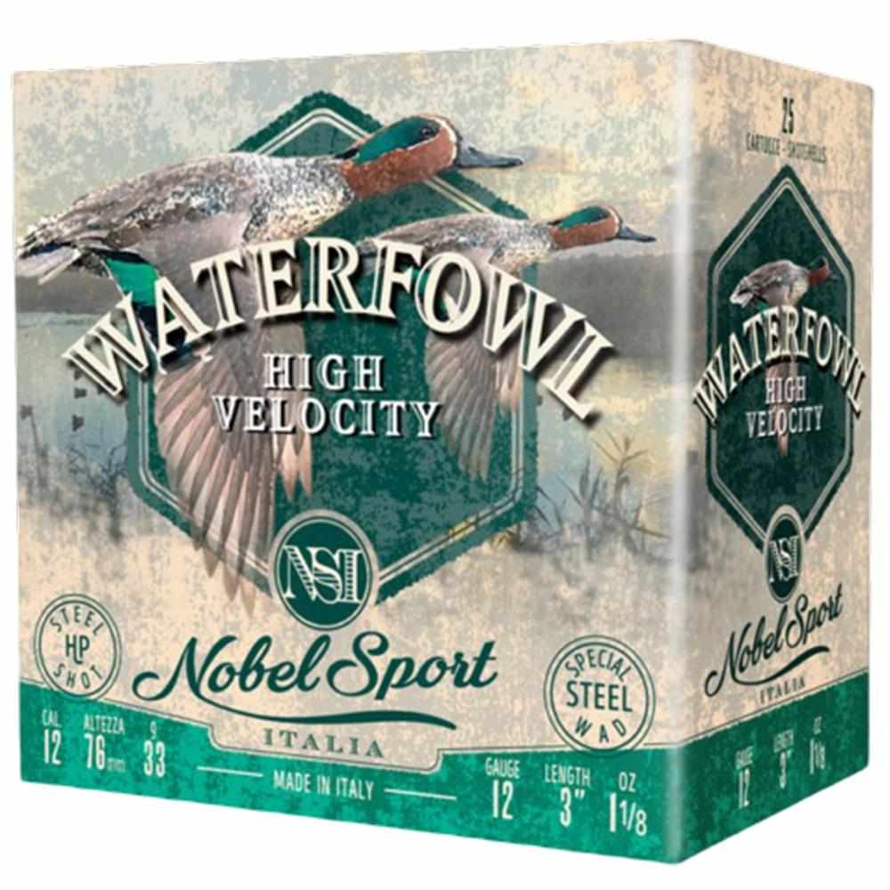 Waterfowl High Velocity shotgun shells box