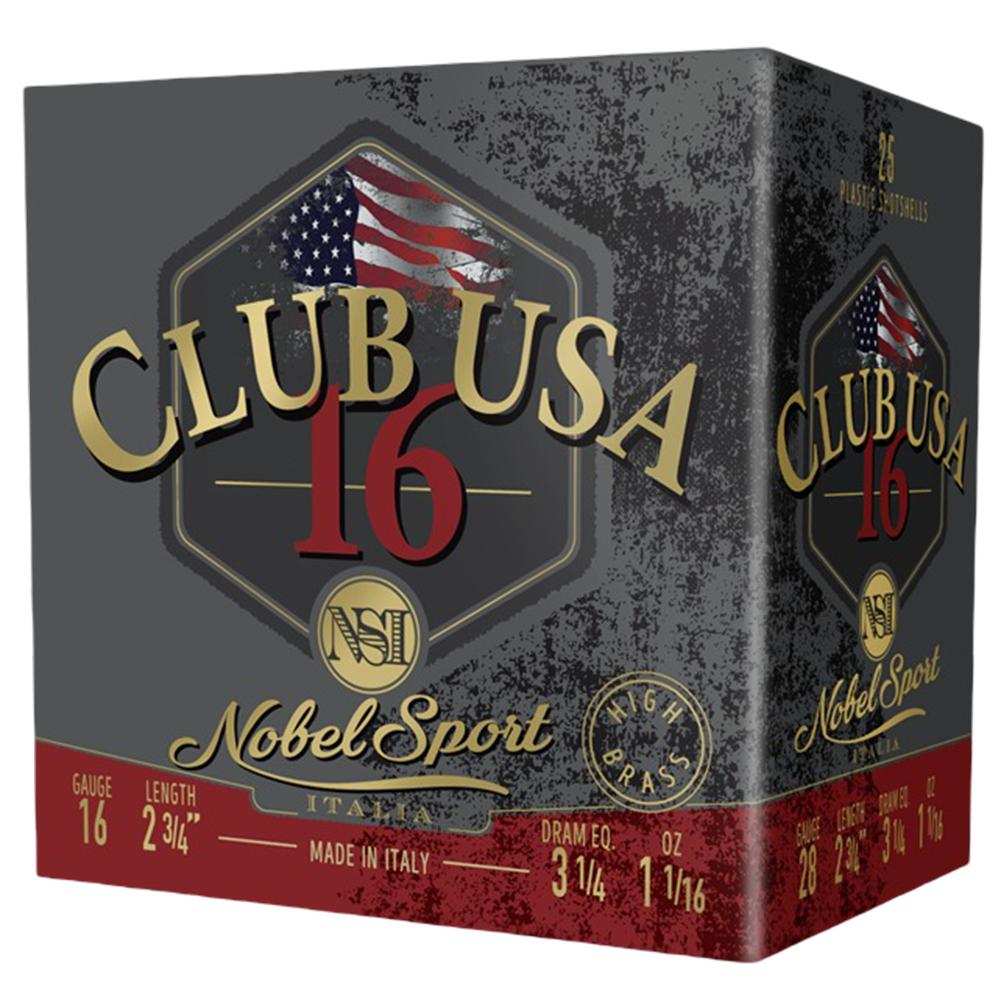 Club USA 16 gauge shotgun shell box