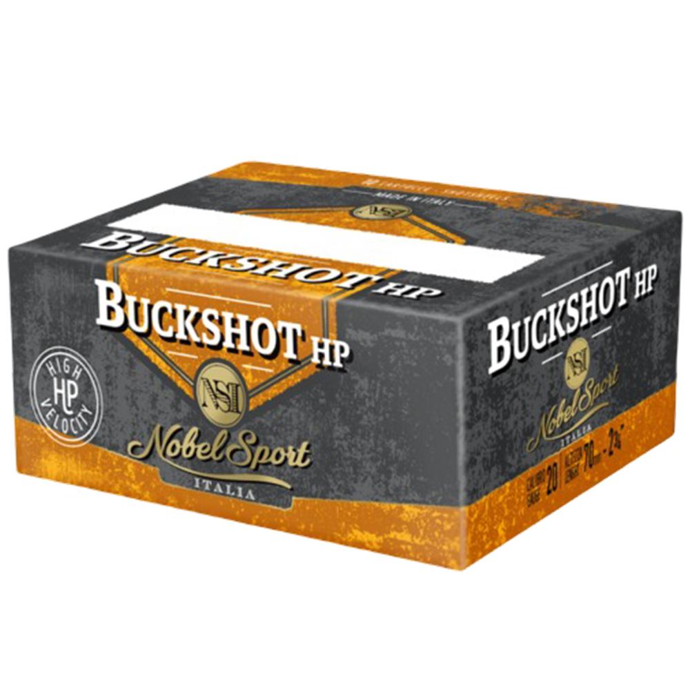 Nobel Sport Buckshot HP ammunition box