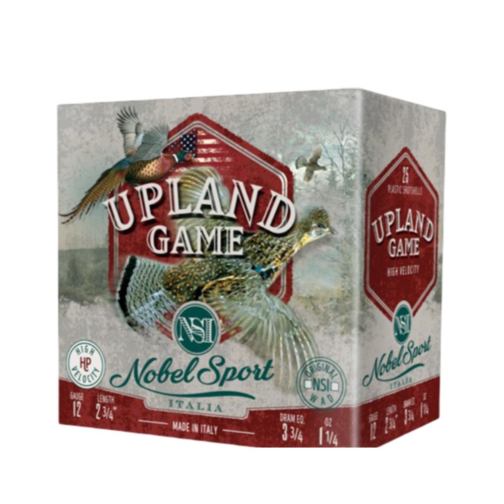 Nobel Sport Upland Game shotgun shells box
