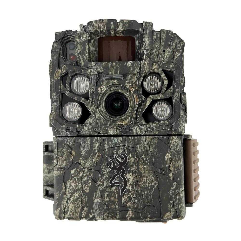 Camouflage trail camera with infrared LEDs