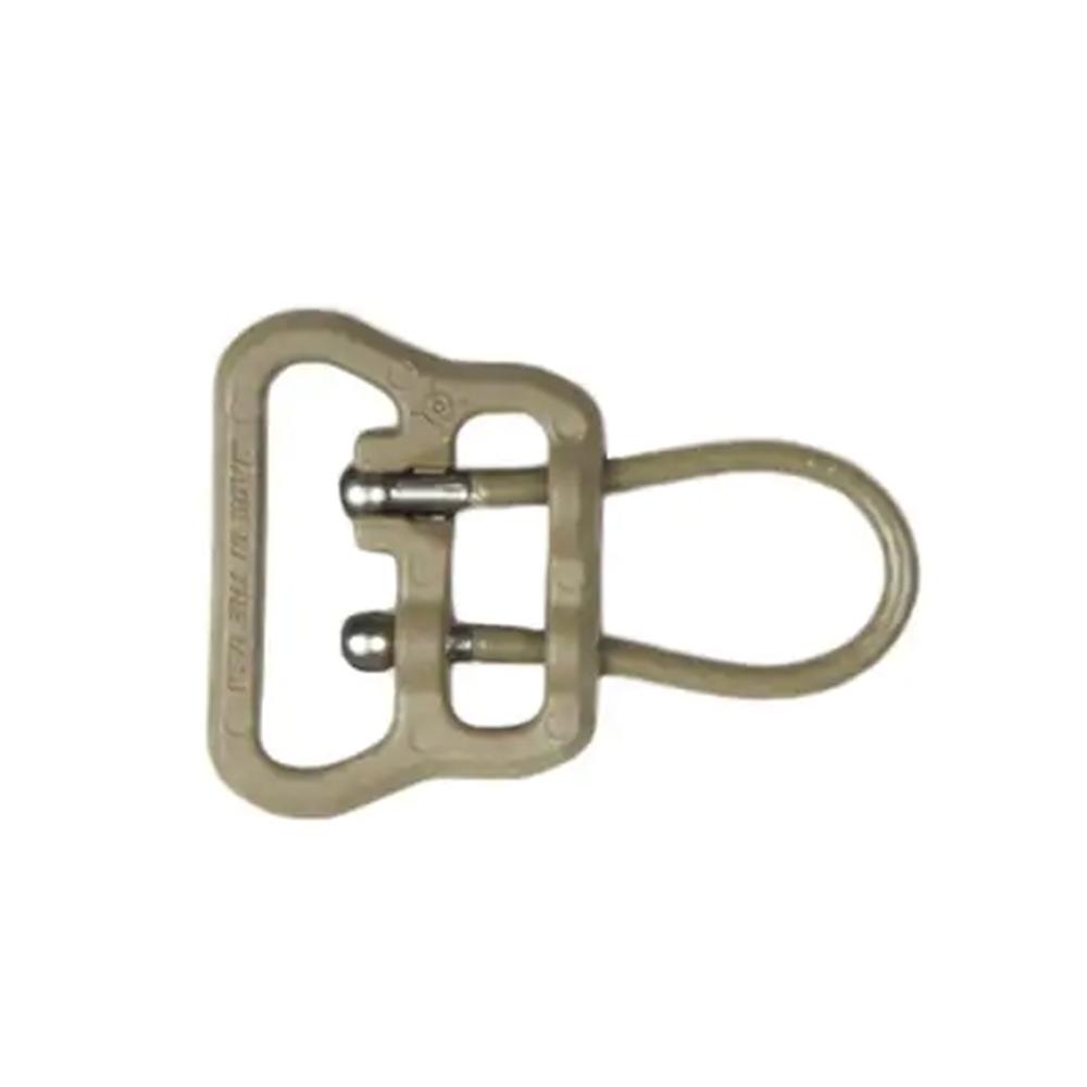 Double-locking metal snap hook carabiner