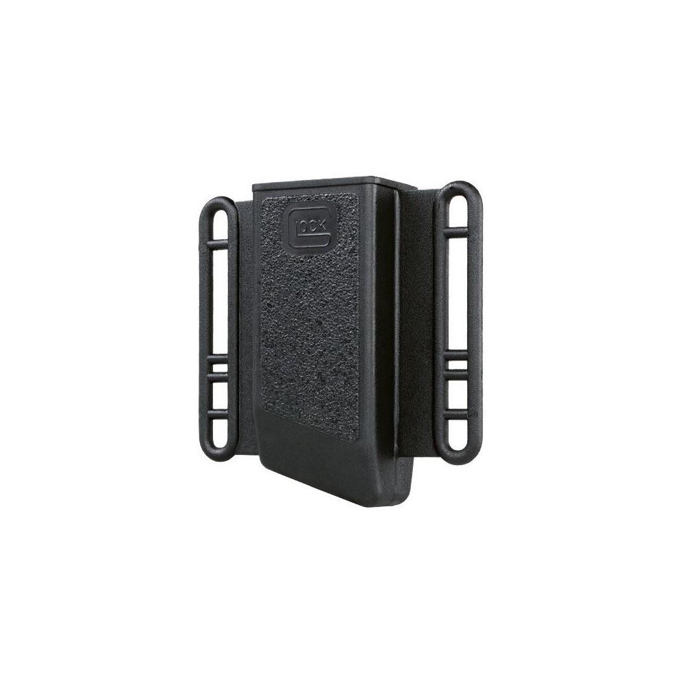 Black Glock belt holster with dual loops