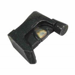 Small metal mechanical component with cylindrical pin