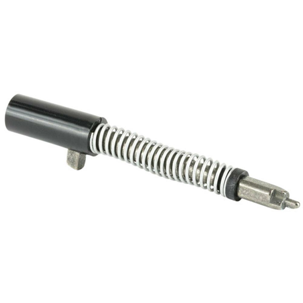 Spring-loaded metal latch bolt mechanism