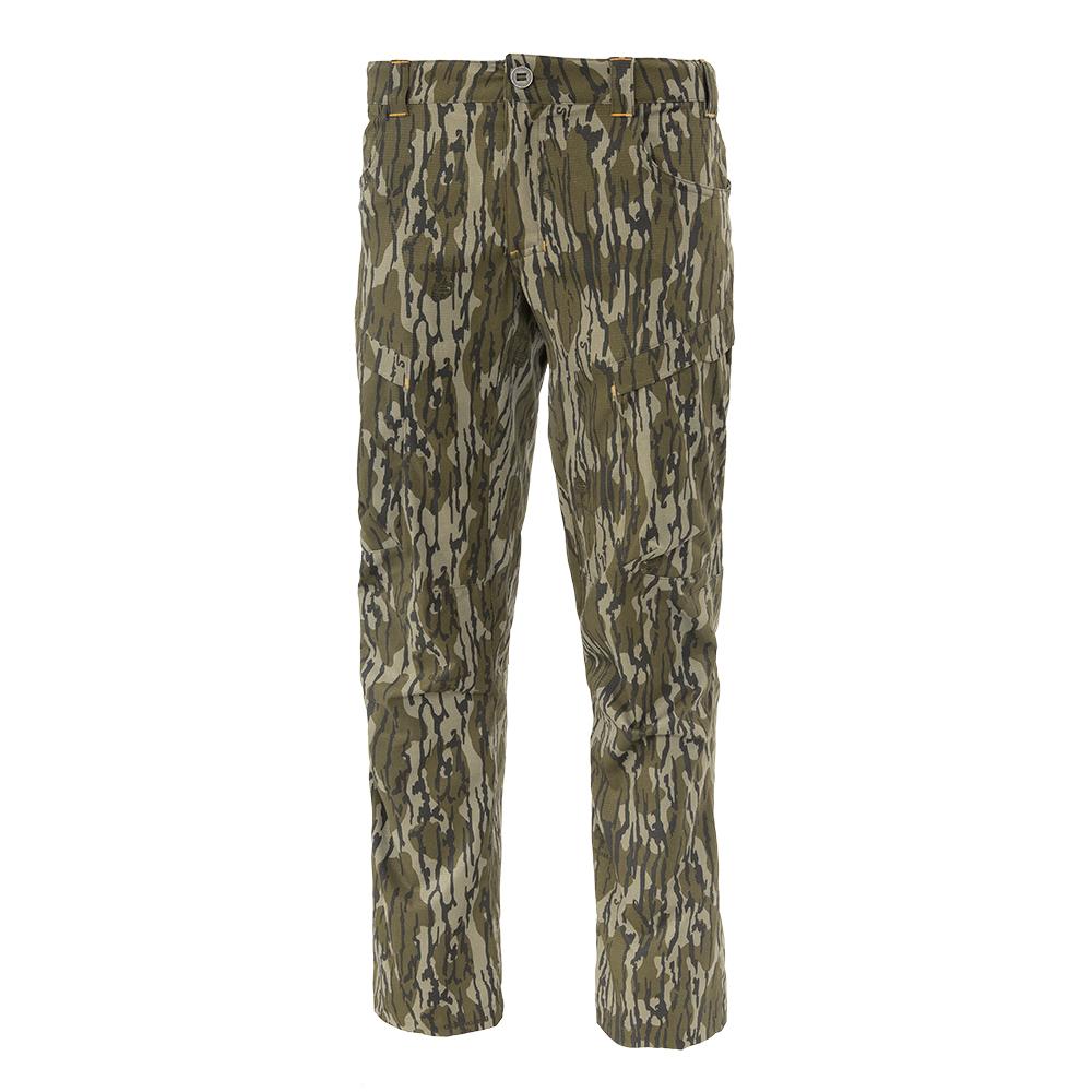 Camouflage cargo pants with multiple utility pockets