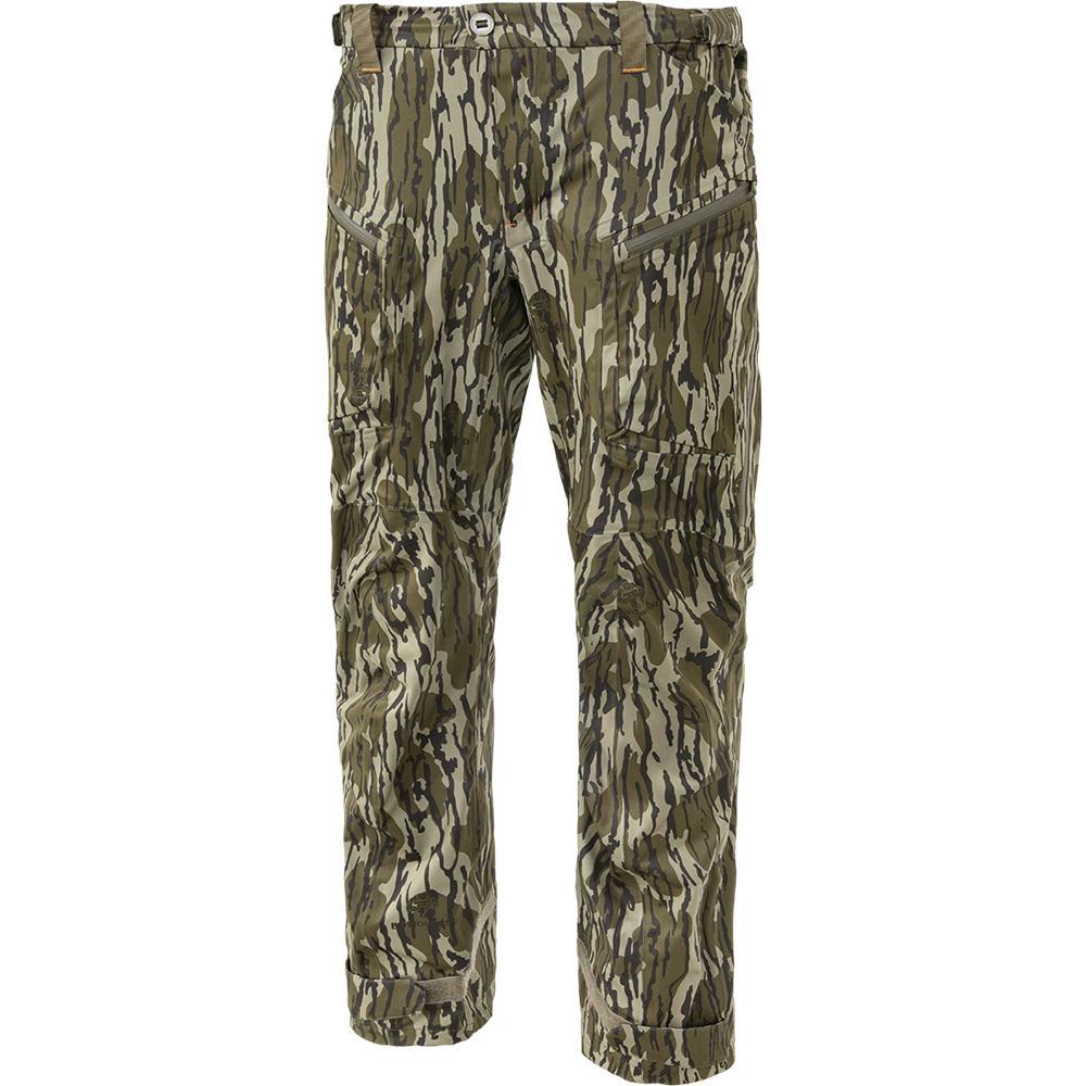 Camouflage cargo pants with multiple zip pockets