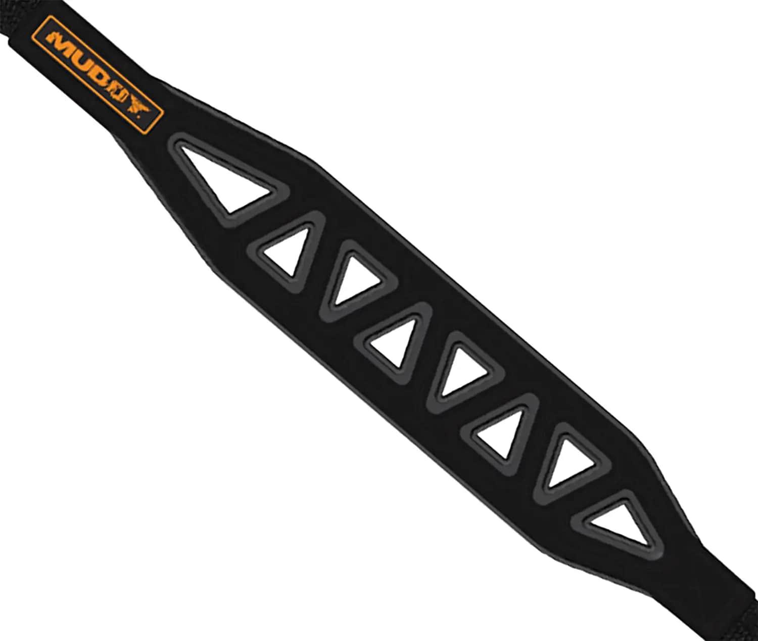 Black Muay Thai armband with triangular cutouts
