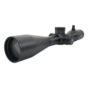 Black rifle scope isolated on white background