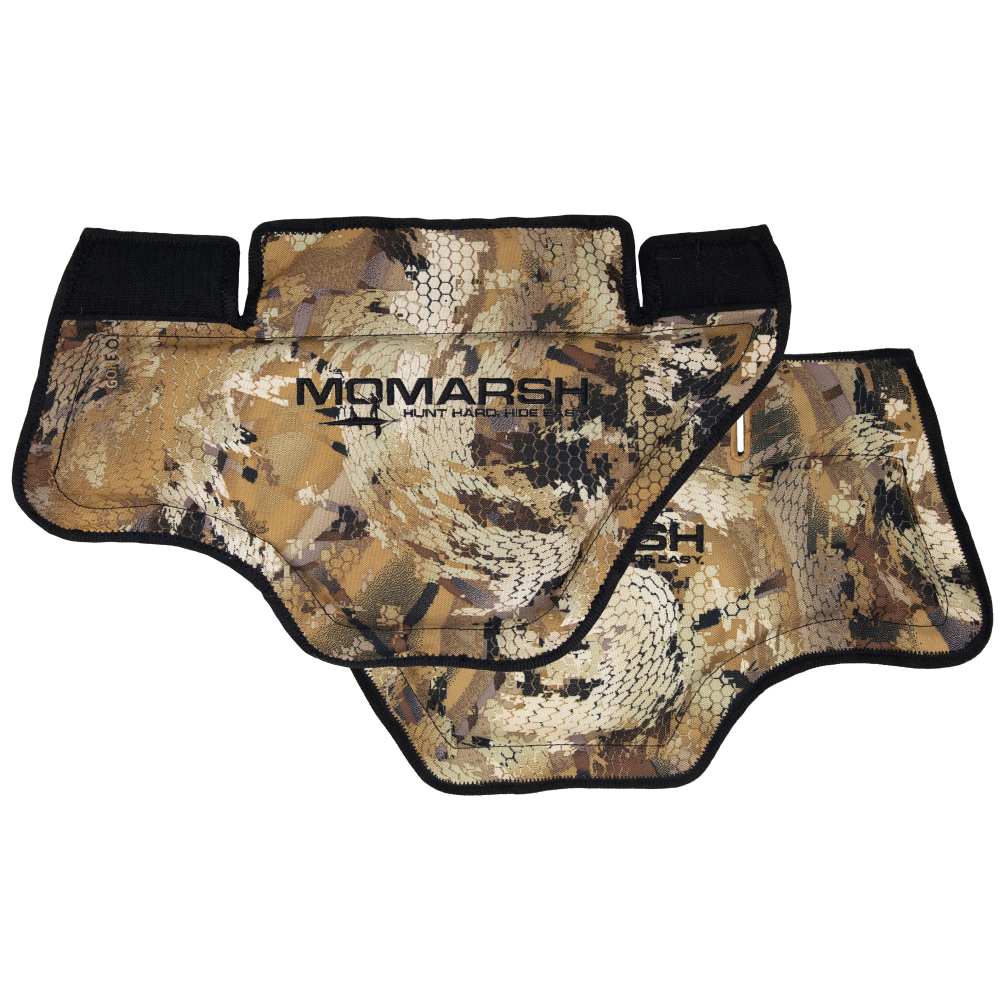 Camouflage hunting dog vest with padded panels
