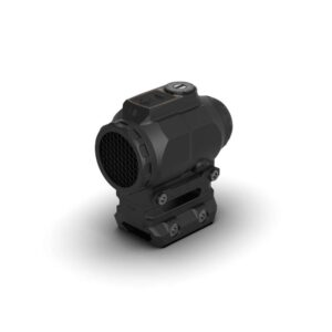 Compact black red dot sight optic with mount