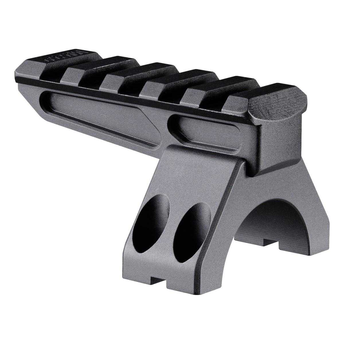 Black metal Picatinny rail scope mount