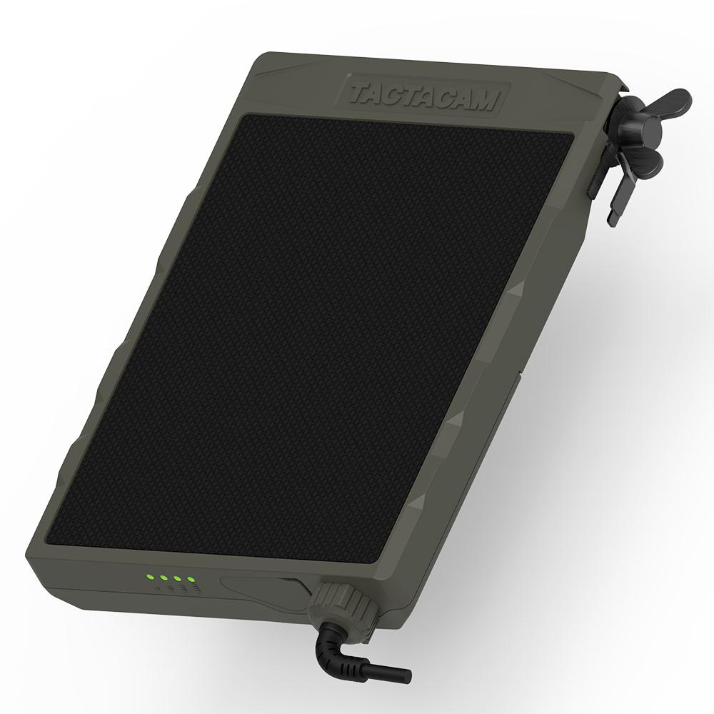 Portable Tactacam solar power bank charger