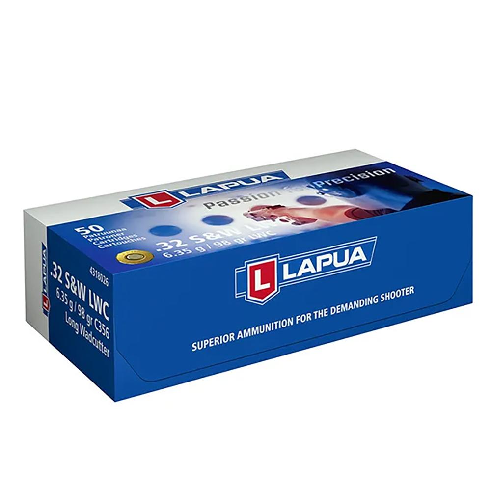 Lapua .32 S&W Long ammunition box