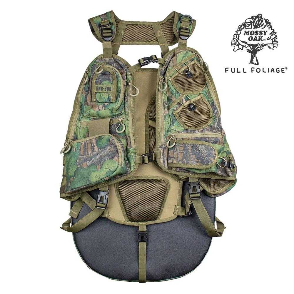 Mossy Oak camouflage fishing vest backpack